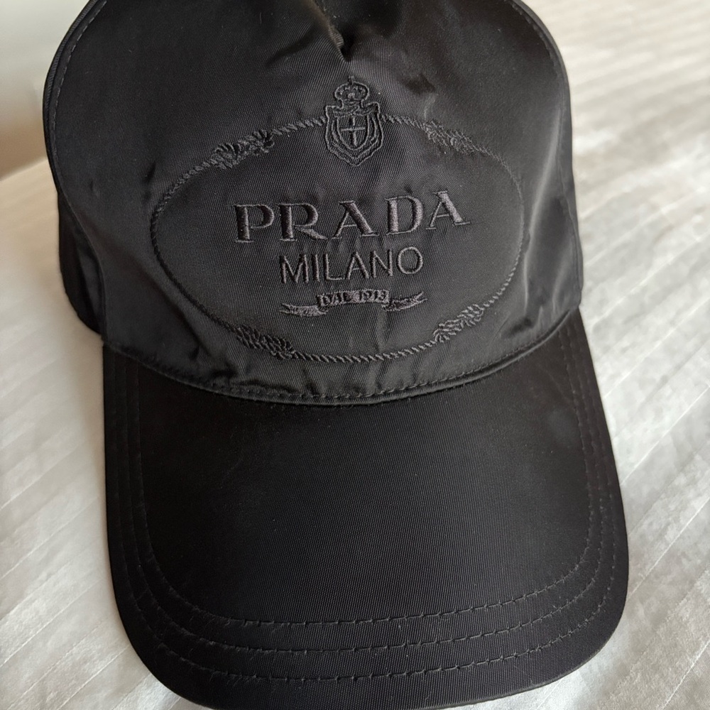 Prada Black Milano Cap